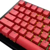 Keycaps GLORIOUS GPBT Basics — PBT, layout US-ANSI, acentos vermelhos