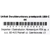 Unitek D1078A comutador USB-C 4K bidirecional, 2 entradas e 1 saída