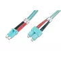 Cabo de patch de fibra ótica Digitus OM3 LC/SC 1 m