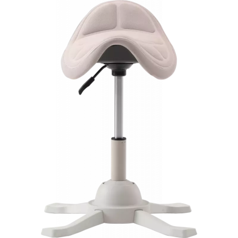 Assento de equilíbrio ergonómico Up Up Toronto branco, tecido marfim, mola a gás mais longa
