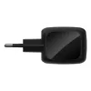 Carregador rápido AC de interior Belkin WCH019kqBK — 2× USB‑C, preto, proteção OVP/OC/OT/SC