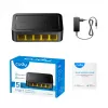 Switch de rede Cudy FS105D — 5 portas Fast Ethernet 10/100, comutação 1 Gbit/s, preto