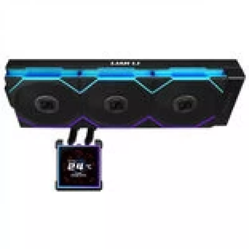 Refrigerador líquido AiO lian li HydroShift II LCD-S 360mm com RGB e ecrã LCD