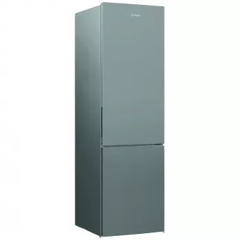 INDESIT INKS 1401 S4E | Classe de eficiência energética E | Independente | Combinado frigorífico-congelador | Altura 202,5 cm | Capacidade útil do frigorífico 266 l | Capacidade útil do congelador 120 l | 38 dB | Prateado