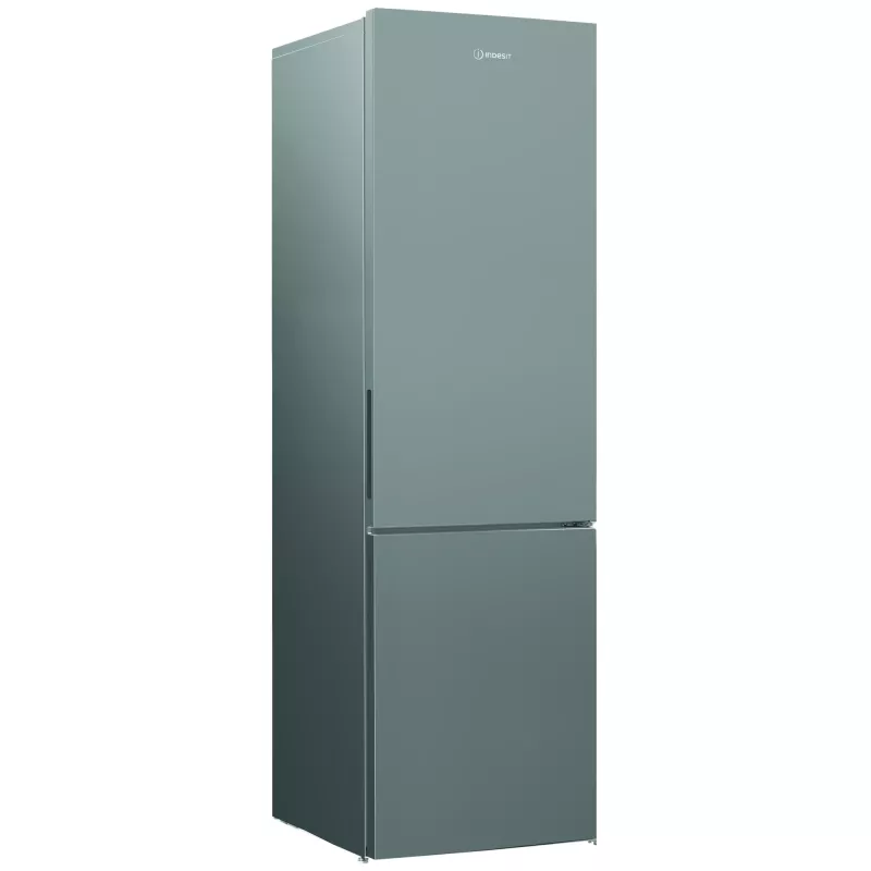 INDESIT INKS 1401 S4E | Classe de eficiência energética E | Independente | Combinado frigorífico-congelador | Altura 202,5 cm | Capacidade útil do frigorífico 266 l | Capacidade útil do congelador 120 l | 38 dB | Prateado