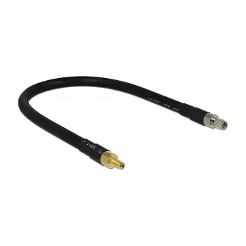 Cabo coaxial DeLOCK 0,4 m SMA/SMA CFD400 LLC400 preto