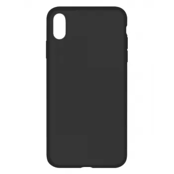 Capa de proteção em silicone Devia para iPhone XS Max (6,5 polegadas, preta)