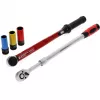 Conjunto de ferramentas para mudança de rodas Gedore R69003000 — conjunto de chaves dinamométricas de 5 peças, preto/vermelho