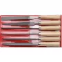 Gedore red 3301596 conjunto de limas de chave, 6 peças