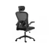 Cadeira gaming Sandberg ErgoFusion Basic assento acolchoado encosto em malha preto