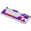 LORGAR KBP70TKLW, Teclado de gaming mecânico TKL sem fios Pro, branco, layout EN