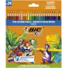 BIC lápis de cor Kids Smooth conjunto de 24 cores