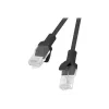 Cabo de rede LANBERG PCU6-10CC-1000-BK RJ-45 Cat6 U/UTP 10 m preto