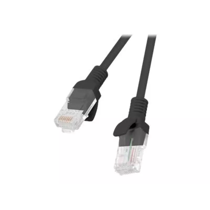 Cabo de rede LANBERG PCU6-10CC-1000-BK RJ-45 Cat6 U/UTP 10 m preto