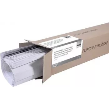 Sigel bloco de flipchart MU165 quantidade: 100 folhas quadriculado 68 cm x 98 cm branco (MU165)