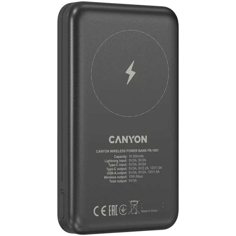 Powerbank portátil Canyon PB-1001 10000 mAh