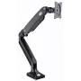 Suporte para monitor GEMBIRD MA-DA1-03 para ecrãs de 17–35 polegadas, 10 kg, VESA 75x75–100x100, fixação por grampo/passagem na secretária, preto