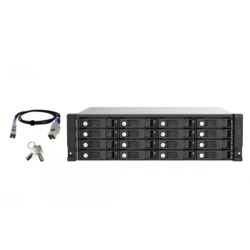 Caixa para HDD QNAP TL-R1620Sep-RP Preta, Cinzenta 2,5/3,5