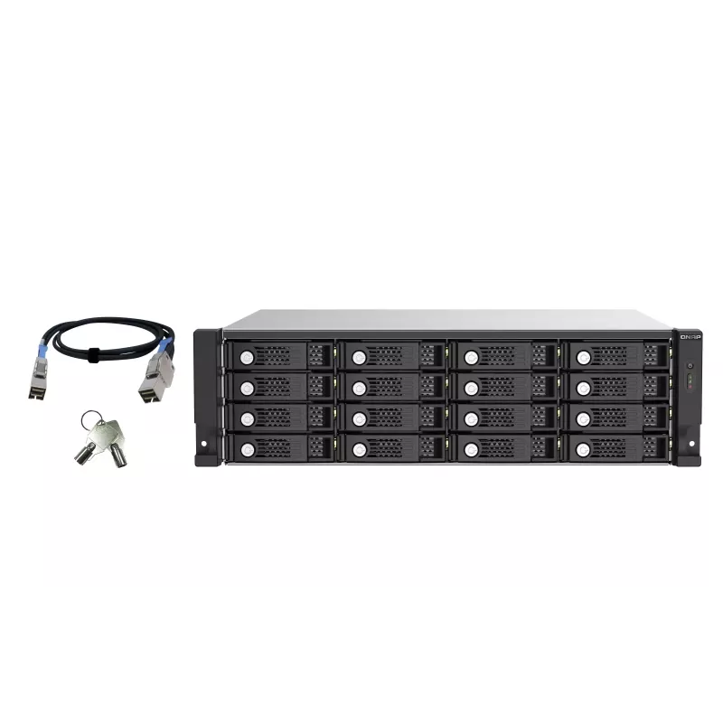 Caixa para HDD QNAP TL-R1620Sep-RP Preta, Cinzenta 2,5/3,5