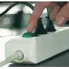 Régua de tomadas Brennenstuhl Eco-Line com interruptor 3 tomadas branco 1,5 m 1152320015, branco, cabo de ligação H05VV-F 3G1,5 1,5 m