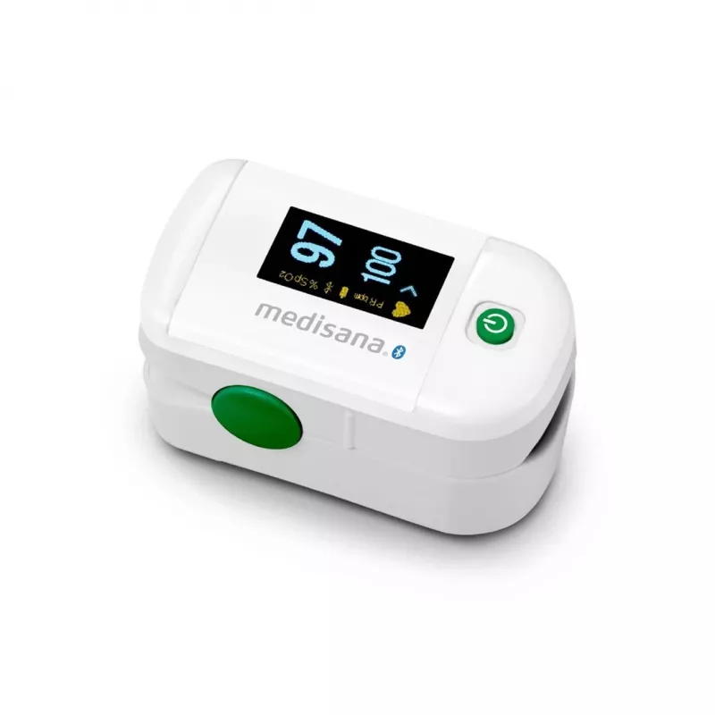 Medisana PM 100 Connect oxímetro de pulso, cinzento/branco