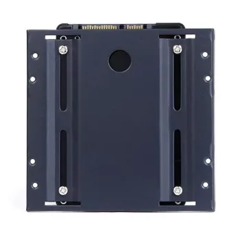 Suporte de montagem para disco rígido Goobay Wentronic 2,5 para 3,5, preto – adequado para montar um disco rígido de 2,5 numa baía de 3,5 (93990)