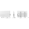 Aquecedor inteligente AENO Premium Eco, 700 W, vidro temperado, aquecimento infravermelho + convecção, ecrã LED, tipo de ficha: Europa (tipo E/F), BRANCO