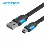 Cabo Vention VAS-A14-B200 USB 2.0 Type-A macho - USB 2.0 Mini Type-B macho, 2 m
