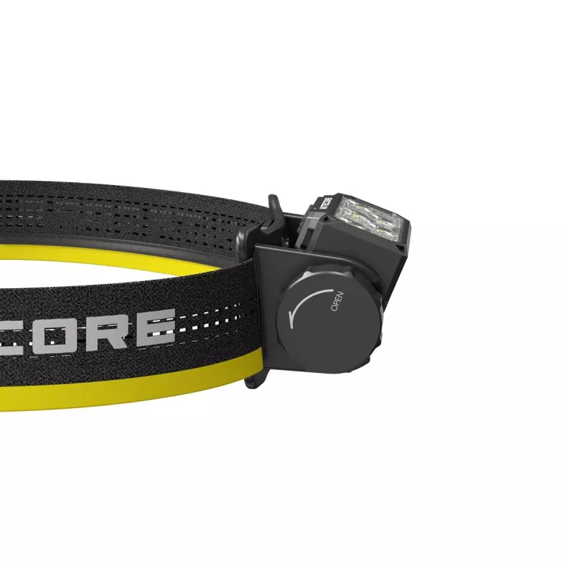 Nitecore HC70 UHE lanterna de cabeça, 1600 lm, 6 LED, IP68, recarregável por USB, alumínio, 172 g, preta