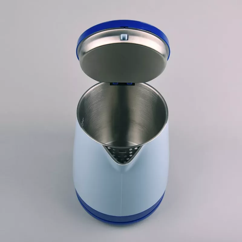 Chaleira elétrica Maestro MR-037 1,2 L 1630 W aço inoxidável, azul, base 360°