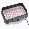 Grelhador elétrico de mesa SEVERIN PG 8593, 2000 W, grelha retangular, preto