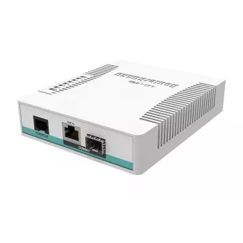 Switch de rede Mikrotik CRS106-1C-5S Gigabit Ethernet (10/100/1000) Power over Ethernet (PoE) branco