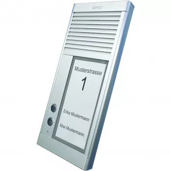AGFEO DoorSpeak 2, com fios, IP33, alumínio, alumínio, parede, 115 mm