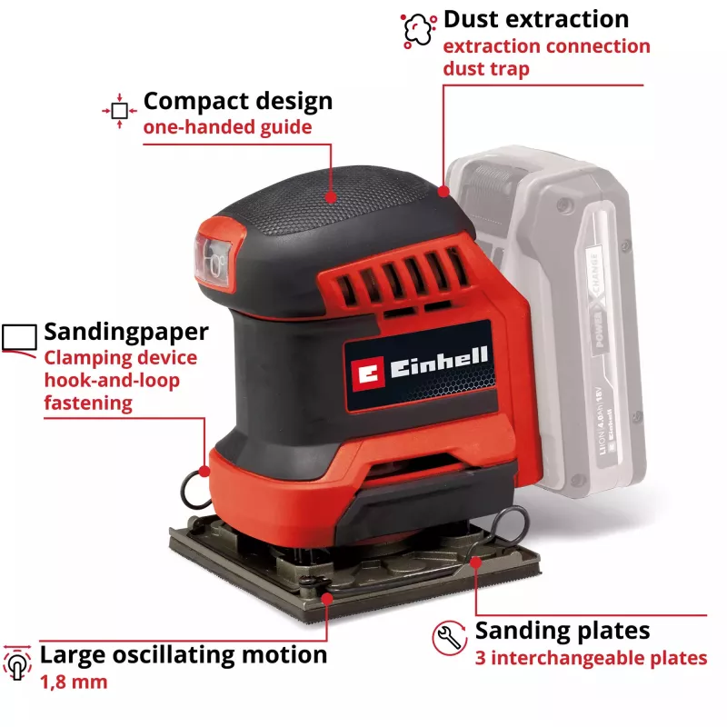 Bateria Einhell 4460730 preta