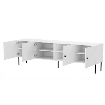 Móvel RTV 4D PALAZZO BIS 201x40x60 branco mate