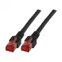 Cabo de rede RJ45 Cat.6 S/FTP LSZH preto 50 m EFB-Elektronik