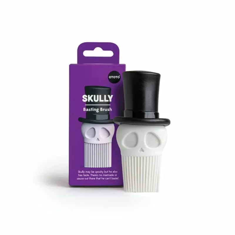 Ototo Design Skull Brush pincel de cozinha em silicone