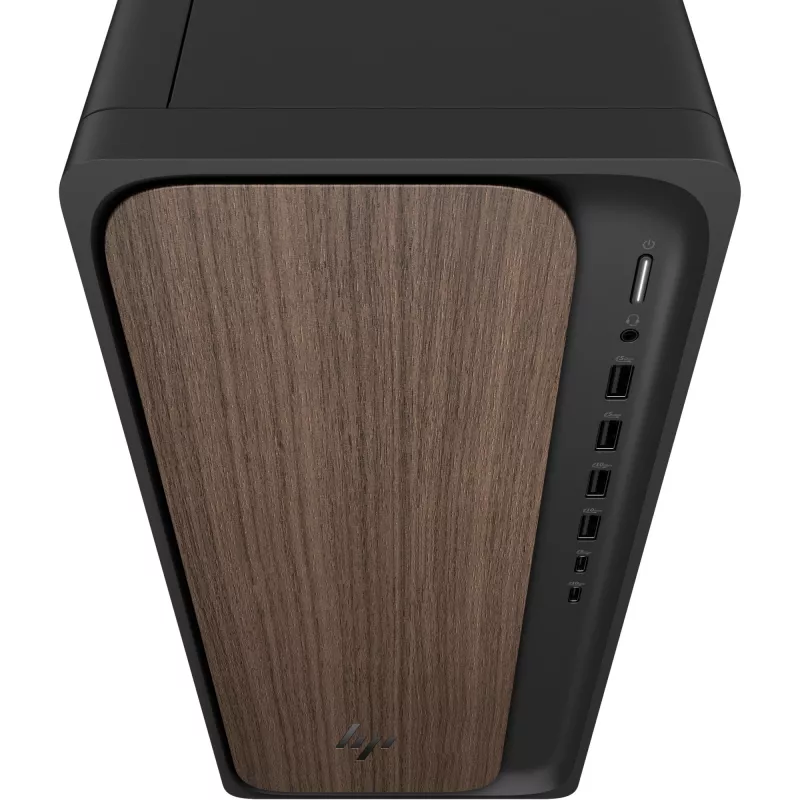 HP OmniDesk AI PC M03-0475ng Core Ultra 7 265 16GB/1TB SSD Windows 11 Dark Wood - layout do teclado possivelmente alemão