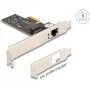Placa DeLOCK PCI Express x1 81260 1 x RJ45 5 Gigabit LAN RTL8126