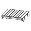 Peça sobresselente para impressora/leitor Zebra P1058930-500C para impressora de etiquetas Zebra ZT400
