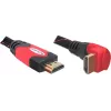 Cabo HDMI DeLOCK 3 m HDMI Type-A standard preto vermelho