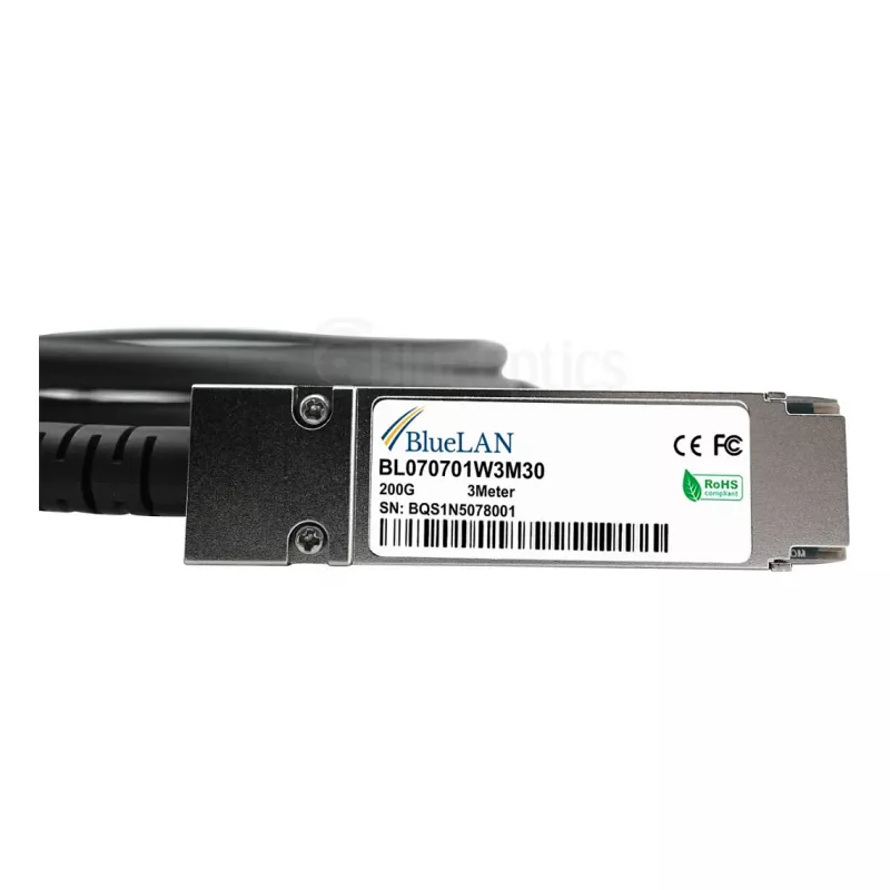 Cabo DAC BlueOptics CBL-NTWK-0956-QSFP56-3-BL 3m QSFP56