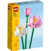 Conjunto de construção LEGO 40647 Lotus Flowers — modelo modular da Botanical Collection, 220 peças, altura 300 mm, idade 8+