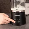 Espumador de leite Rommelsbacher 500ml aço inoxidável preto MS 625 (MS 625)