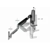 Suporte de parede ajustável Gembird para 2 monitores 17''-32'' até 8 kg MA-WA2-02