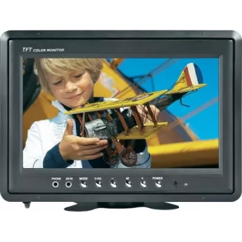 Monitor LCD Renkforce T-900B 9 polegadas (22,9 cm) – ecrã compacto para videovigilância e sistemas embutidos