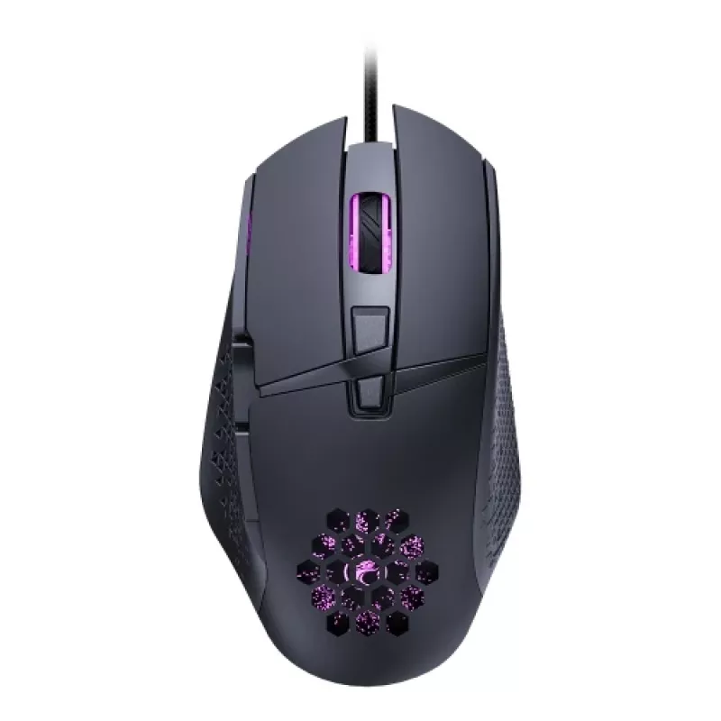Rato com fio Lumi Legend WM03G-16, USB Type-A, ótico, 7200 DPI, Juoda