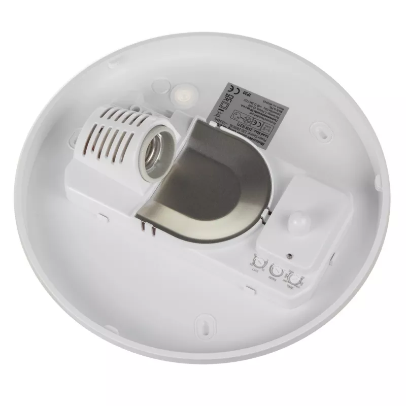 Luminária de teto MACLEAN MCE309 com sensor de movimento por micro-ondas — luminária de montagem no teto