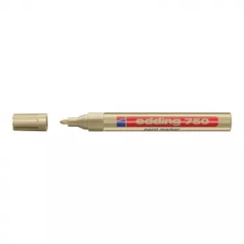 Marcador Edding 750 dourado
