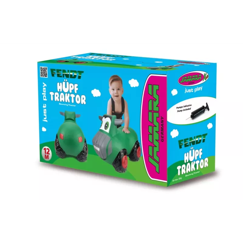 Brinquedo insuflável Jamara Fendt trator saltitante